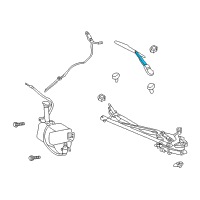 OEM 2006 Dodge Stratus Arm WIPER-WIPER Diagram - 5101868AA