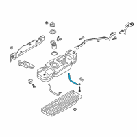 OEM Lincoln Navigator Tank Strap Diagram - JL1Z-9054-C