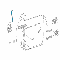 OEM 2004 Dodge Ram 1500 Rod-Outside Handle To Latch Diagram - 55276335AA
