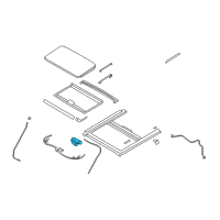 OEM Kia Motor Assembly-Sunroof Diagram - 816311D000