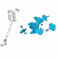 OEM Nissan Column-Steering Tilt Diagram - 48810-9SJ0A