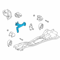 OEM 2004 Kia Rio Arm-Engine Support Bracket Diagram - 216702X300