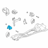 OEM 2002 Kia Rio Engine Mounting Bracket, No2 Diagram - 0K30B39020A