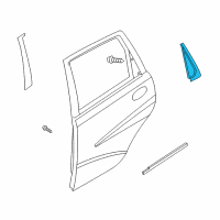 OEM 2010 Pontiac G3 Trim Molding Diagram - 96585538