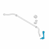 OEM Nissan Murano Rod Connecting, Rear STABILIZER Diagram - 56261-3JA0C