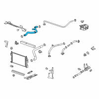 OEM 2015 Buick LaCrosse Upper Hose Diagram - 22922981