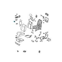 OEM 2010 Toyota Highlander Adjust Switch Diagram - 84928-0E020-C0