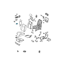 OEM Lexus HS250h Switch Assy, Power Seat Diagram - 84920-0E020-C0