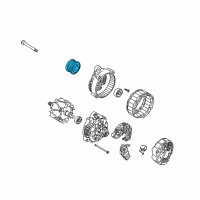 OEM Kia Rondo Pulley-Generator Diagram - 3732125201