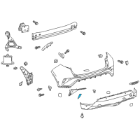 OEM 2021 Toyota C-HR Reflector Diagram - 81920-10031