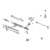 OEM 2005 Honda Civic Bush, Steering Gear Box Mounting (A) Diagram - 53685-S5A-A00