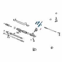 OEM 2002 Honda Civic Valve Sub-Assy., Steering Diagram - 53641-S5D-A51