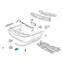 OEM 2004 Lincoln Town Car Reverse Sensor Diagram - 2L1Z-15K859-AB