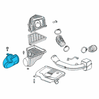 OEM Chevrolet Blazer Intake Duct Diagram - 84726808