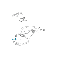 OEM 2008 Lexus ES350 Check Assy, Rear Door Diagram - 68630-33081