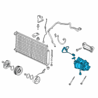 OEM 2008 Acura TSX Compressor Diagram - 38810-RBB-A01