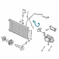 OEM Acura Hose, Discharge Diagram - 80315-SEA-013