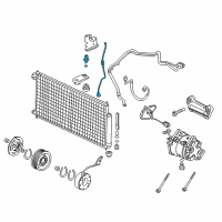 OEM Acura Pipe, Receiver Diagram - 80341-SEA-003