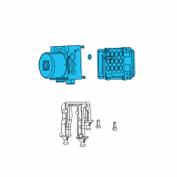 OEM Chrysler 300 Abs Control Module Diagram - 68210120AB