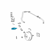 OEM 2001 Toyota Highlander Master Cylinder Diagram - 47207-48040