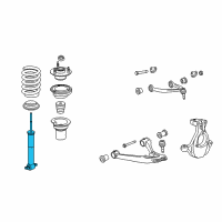 OEM 2013 Cadillac Escalade EXT Strut Diagram - 20955497