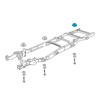 OEM 1998 GMC Savana 1500 Cushion Diagram - 25728544