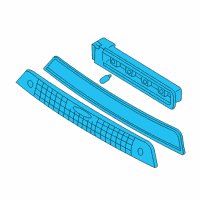 OEM Ford Focus High Mount Lamp Diagram - 2S4Z-13A613-AA