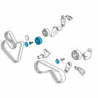 OEM BMW Adjusting Pulley Diagram - 11-28-1-742-013