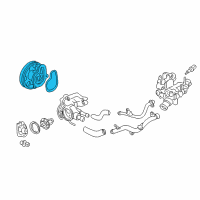 OEM Honda Insight Water Pump Set Diagram - 19210-PHM-010