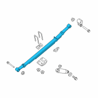 OEM 2014 Nissan NV2500 Spring Assembly Leaf, Rear Diagram - 55020-9JH4B