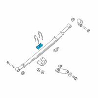 OEM 2013 Nissan NV2500 Rear Spring Seat-Rubber Upper Diagram - 55052-1PA0B