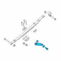 OEM 2013 Nissan NV2500 ABSORBER Kit - Shock, Rear Diagram - E6200-1PA0D