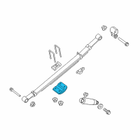 OEM 2017 Nissan NV2500 Rear Spring Seat Assembly Lower Diagram - 55054-1PA0B