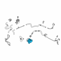 OEM Acura Pump Sub-Assembly, Power Steering Diagram - 56110-PND-J02