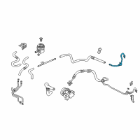 OEM 2004 Acura RSX Pipe, Return Diagram - 53720-S6M-A01