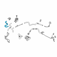 OEM 2005 Acura RSX Hose, Power Steering Oil Tank Diagram - 53733-S6M-013