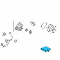 OEM Honda Control Module, Engine Diagram - 37820-PAB-A54