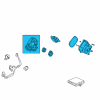 OEM 1998 Acura CL Distributor Assembly (D4T97-03) (Hitachi) Diagram - 30100-PAA-A02