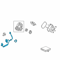 OEM 2001 Honda Prelude Sensor Assembly, Crank-Tdc Diagram - 37840-P0A-A01