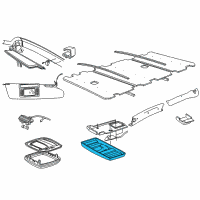 OEM 1996 Dodge B2500 Dome Lights Diagram - L758FC5