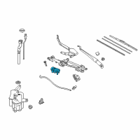 OEM Toyota Prius V Front Motor Diagram - 85110-47180