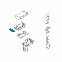 OEM 2007 Lincoln MKX Junction Block Diagram - 7T4Z-14448-A