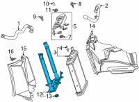 OEM 2022 Cadillac CT5 Lower Bracket Diagram - 84849418