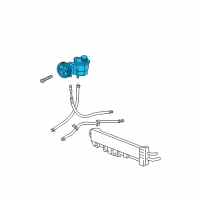 OEM Dodge Durango Power Steering Pump Diagram - 52113239AJ