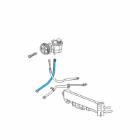 OEM Chrysler Aspen Line-Power Steering Return Diagram - 52855323AB