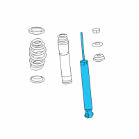 OEM 2011 Lexus CT200h ABSORBER Set, Shock Diagram - 48530-79067