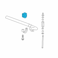 OEM Chevrolet Silverado 2500 HD Bushings Diagram - 15135386