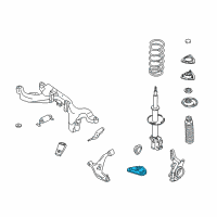 OEM 1998 Nissan Altima Clamp-Compression Rod Diagram - 54576-5B600