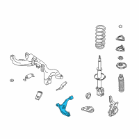 OEM 2000 Nissan Altima Link Complete-Transverse, Rh Diagram - 54500-0Z800