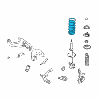 OEM Nissan Altima Spring-Front Diagram - 54010-2B002